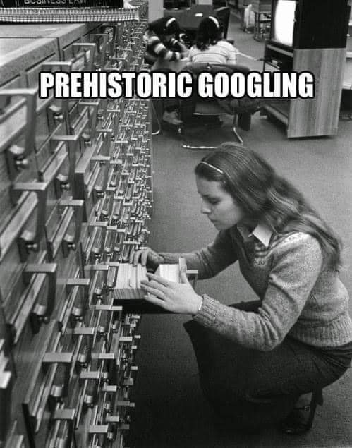 I remember this from when I was a kid - the card catalog in the library. Anyone else remember it? In other words, anyone else old? 😂 @Beatlejase reminded me a few years ago that it was also called the Dewey Decimal System. How did we survive without Google? #wednesdayvibes