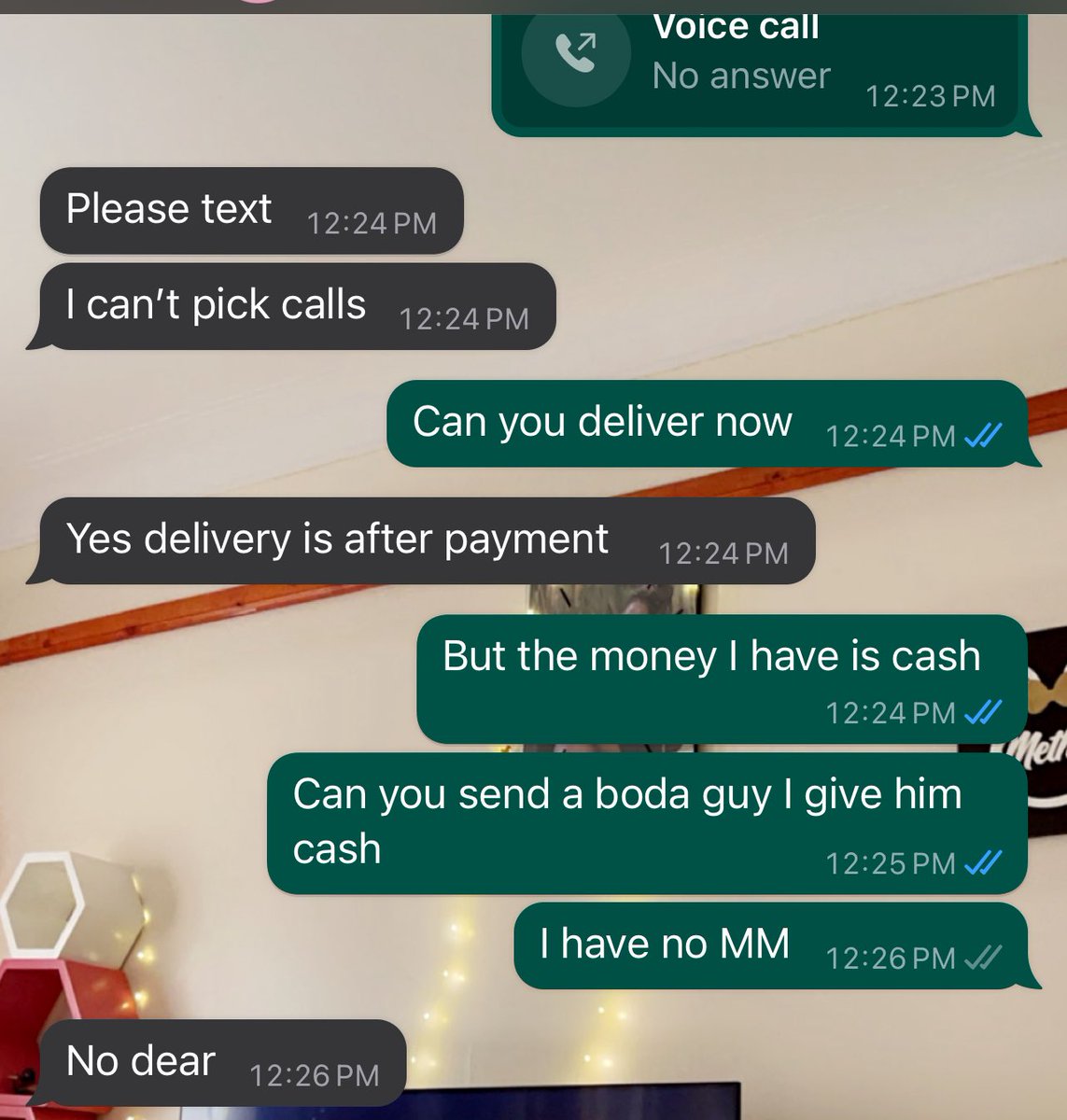 MethiaLydiaN's tweet photo. You guys, I was ordering for something and I think they don’t sell to people with cash😭 https://t.co/W6WX7SKl5C