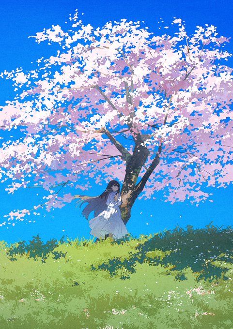 「桜 超ロングヘア」のTwitter画像/イラスト(人気順)