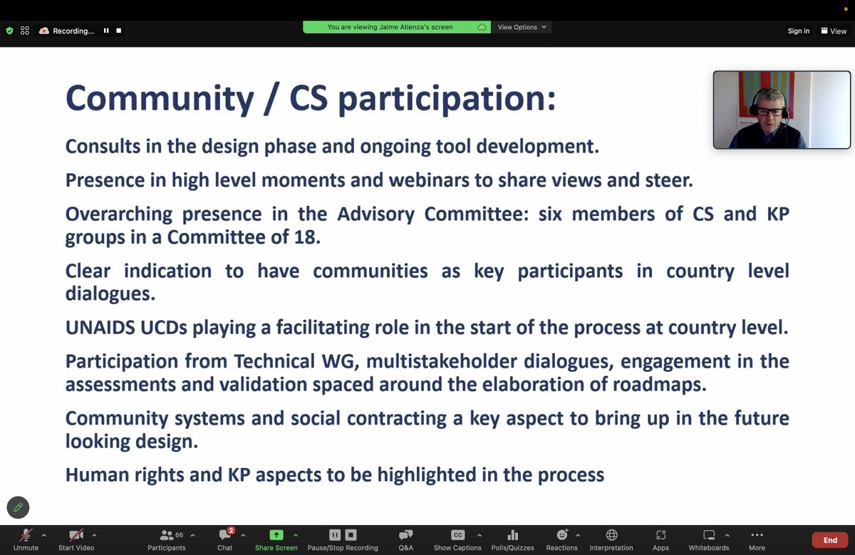 .@UNAIDS Jamie Antieza, 'the HIV Sustainability Primer process requires communities involvement and participation at every level of developing the roadmap' #HIVSustainabilityPrimer #CommunitiesFirst #FutureWithCommunities