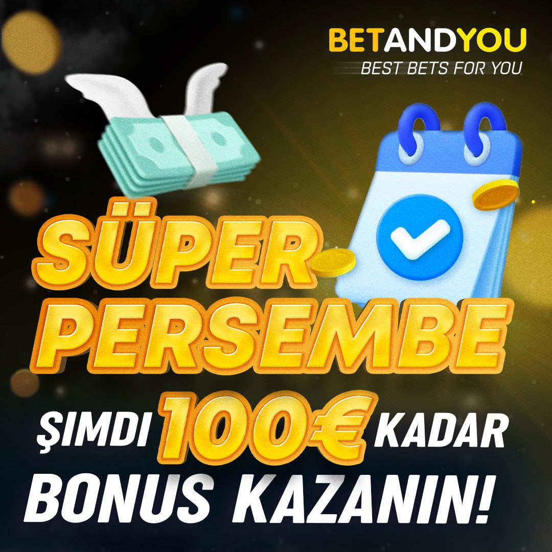 🎁Betandyou'da süper perşembe  bonusunu alın gune kazançli başlayın hemen şimdi üye ol yatırım yap %100 bonus kazan! 

💰Betandyou ile sınırsız kazanç 

👉 bit.ly/betanndyou

#betandyou #casino #canlicasino