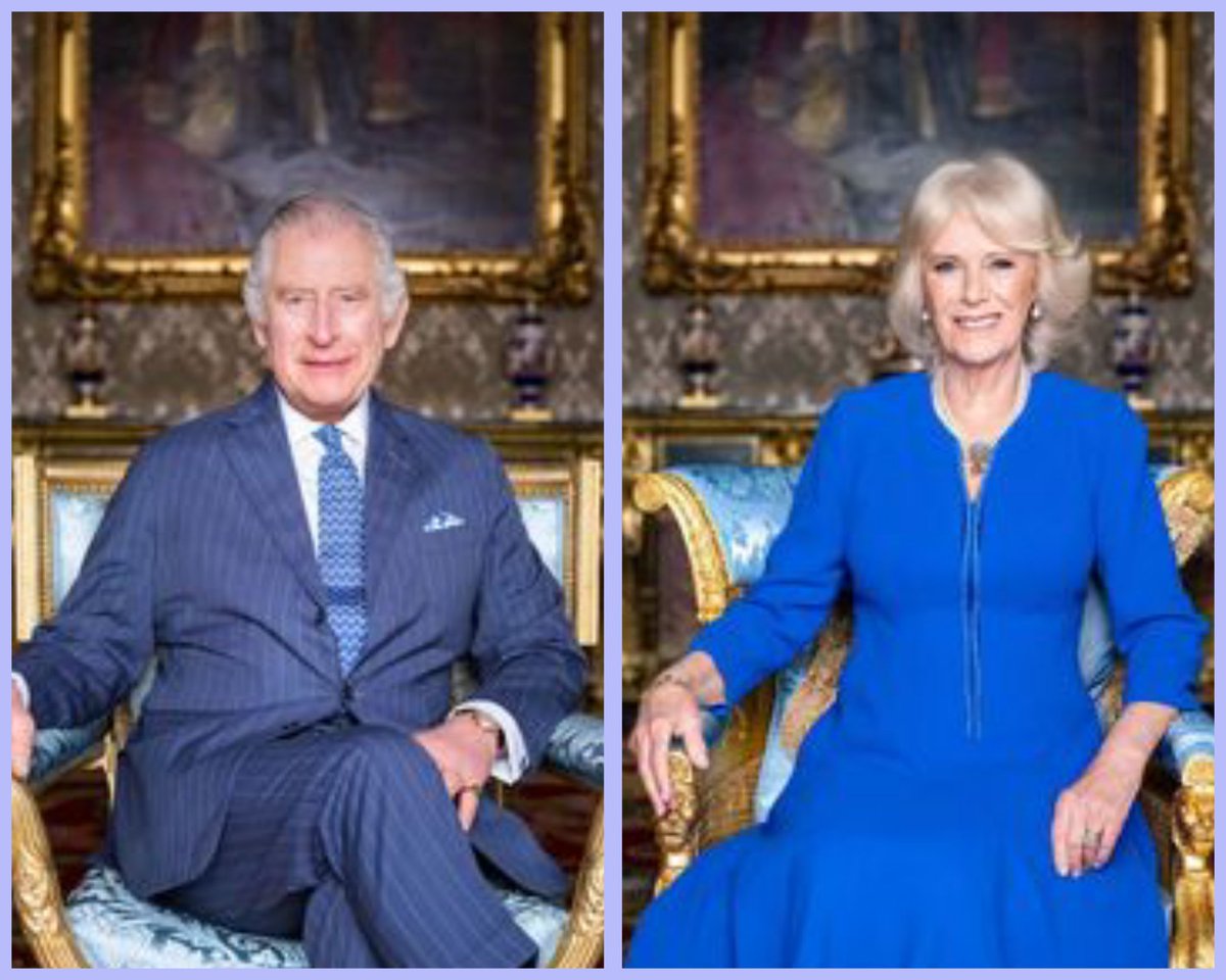 Their Majesties 🌹❤️ Hoping the King is doing well. #KingCharlesIII #QueenCamilla #BritishRoyalFamily #BritishMonarchy @RoyalFamilyGB