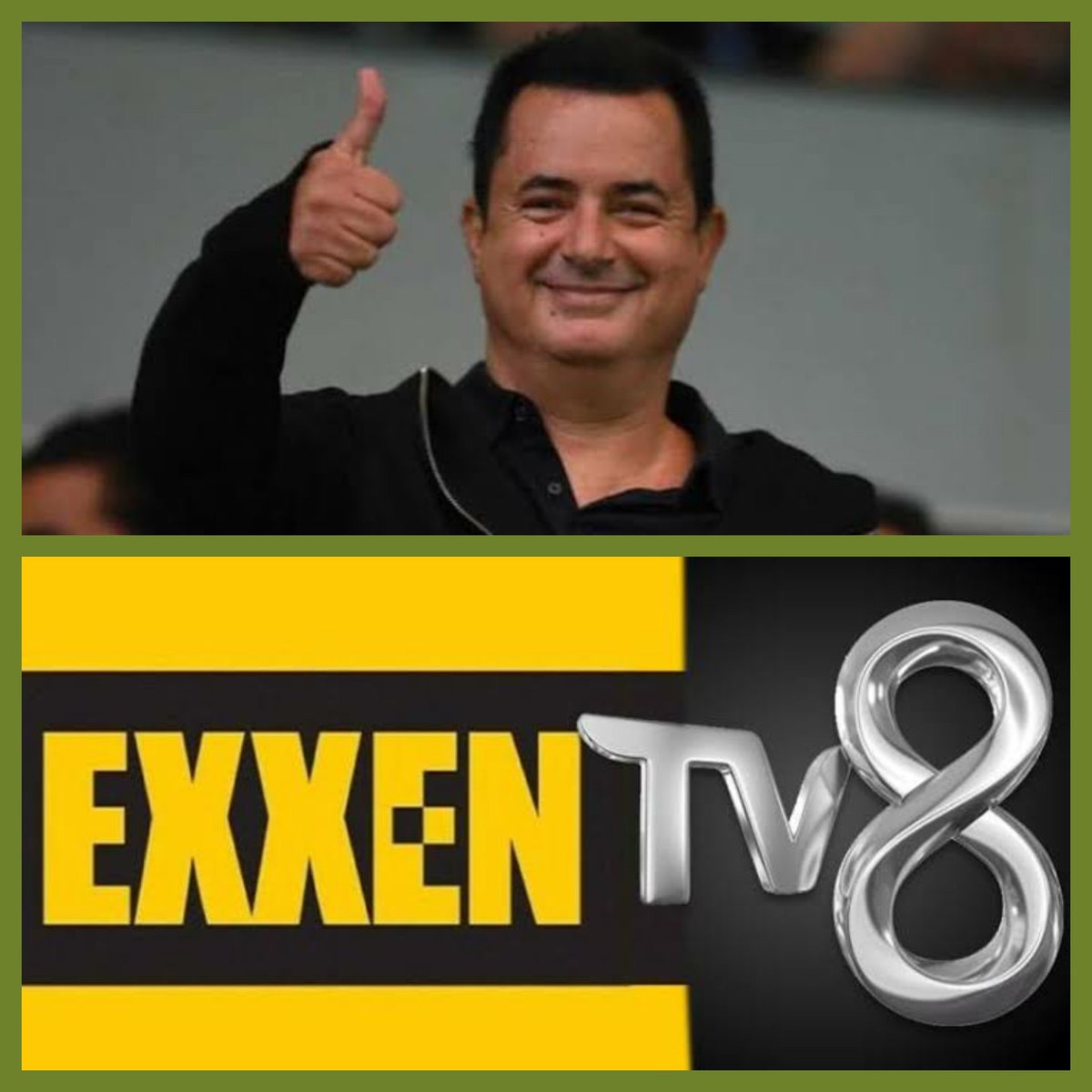 (TV 8)

X'teki bu başlık; Bu akşamki Olympiakos - Fenerbahçe maçının Exxen'den değil de TV 8'den verilmesini isteyenler tarafından oluşturulmuştur.