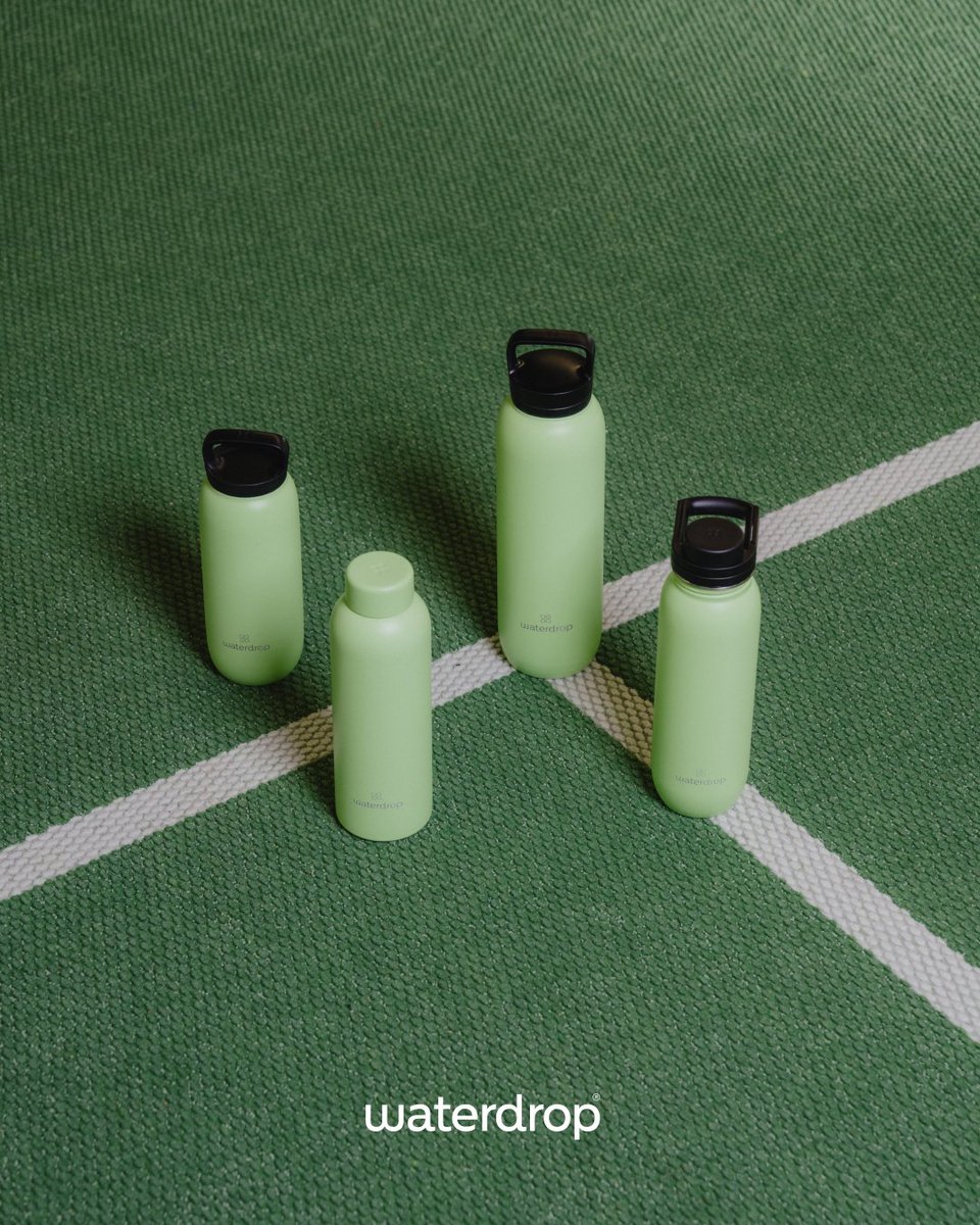 We've totally 'invented' a new colour to represent all that we are and it's called: Brand Green!✨ You might have already seen some our brand athletes debut this colour on the tennis court and now you can too! Ready, Set, Go Green! → go.waterdrop.com/brand-green-eu