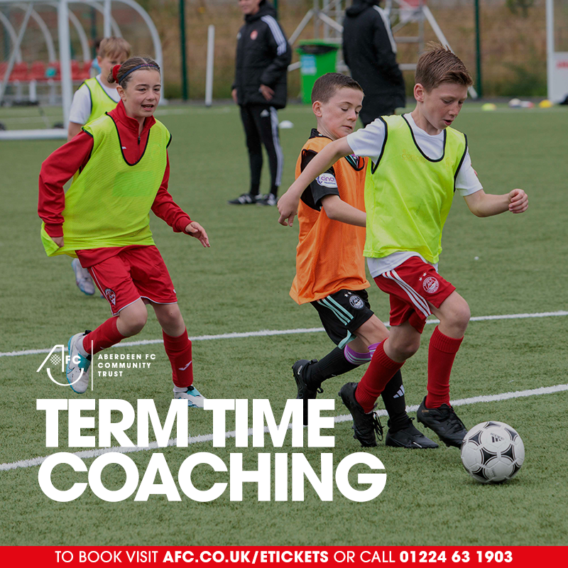 Our fun filled 'Football Centres' programme runs throughout Aberdeen City & Shire during the School Term. 🔴 Learn new skills, meet new friends & participate in many small sided games! ⚽ Book your place now // bit.ly/3wZTqjf