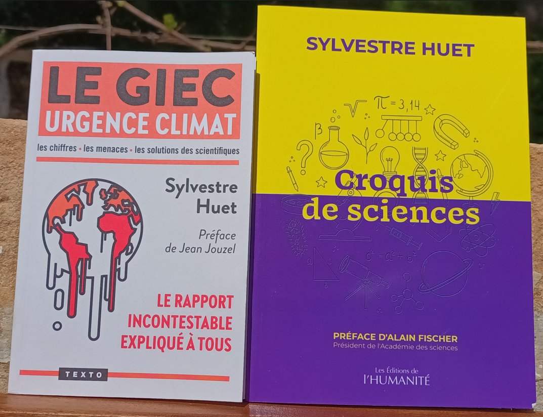 Aujourd'hui, en #librairies, la version poche du livre sur le dernier rapport du #GIEC et Croquis de sciences. @Ed_Tallandier @humanite_fr @_ajspi @AmarBellal @screpel @isabellbouche