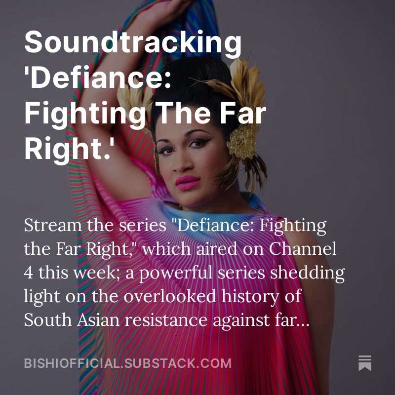 New Substack this week, all about my approach to Soundtracking #Defiance from being influenced by Classical maestro’s to masters of Industrial music. Read here: bishiofficial.substack.com/p/soundtrackin… Thank you @RoganProduction @PritpalKD @shamindernahal @RajeshThind @rizwanahmed