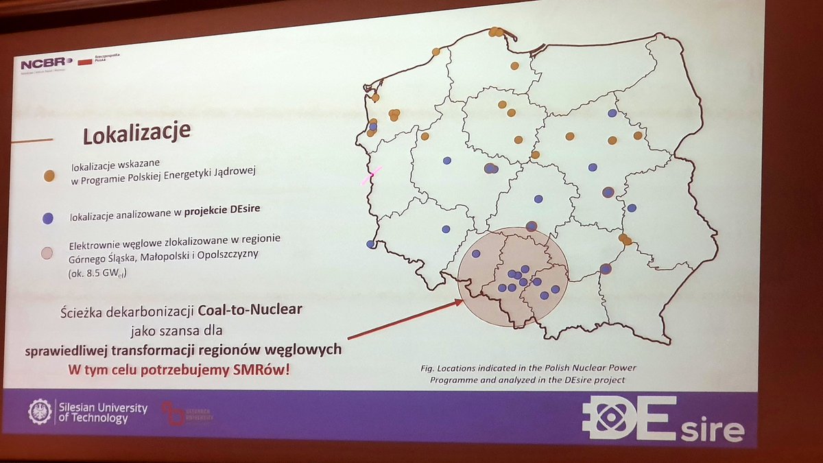 AdamBlazowski's tweet photo. W ramach projektu powstaną 3 studia wykonalności w konkretnych lokalizacjach.
W rankingu najlepiej nadają się do transformacji Kozienice, Połaniec, Dolna Odra, Ostrołęka.
Śląsk niestety trochę niżej z uwagi na sejsmikę, wymagania bezpieczeństwa. #C2N https://t.co/CEAtN9nyRh