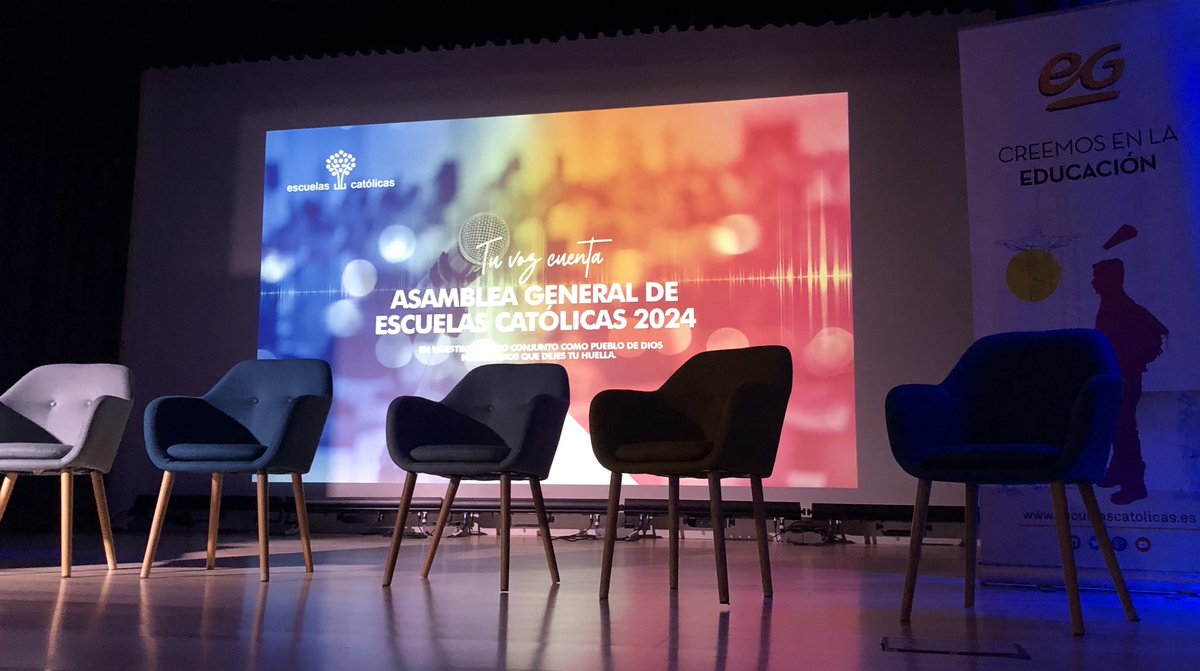 Comenzamos la Asamblea General 2024 de @ecatolicas (FERE-CECA y EYG) con mucha ilusión y trabajo por seguir caminando juntos #SomosenJesús