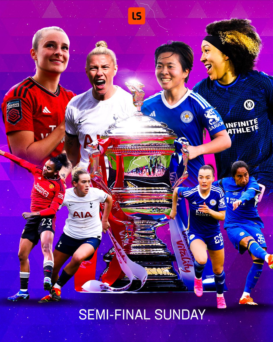 Semi-final Sunday 😍 #AdobeWomensFACup