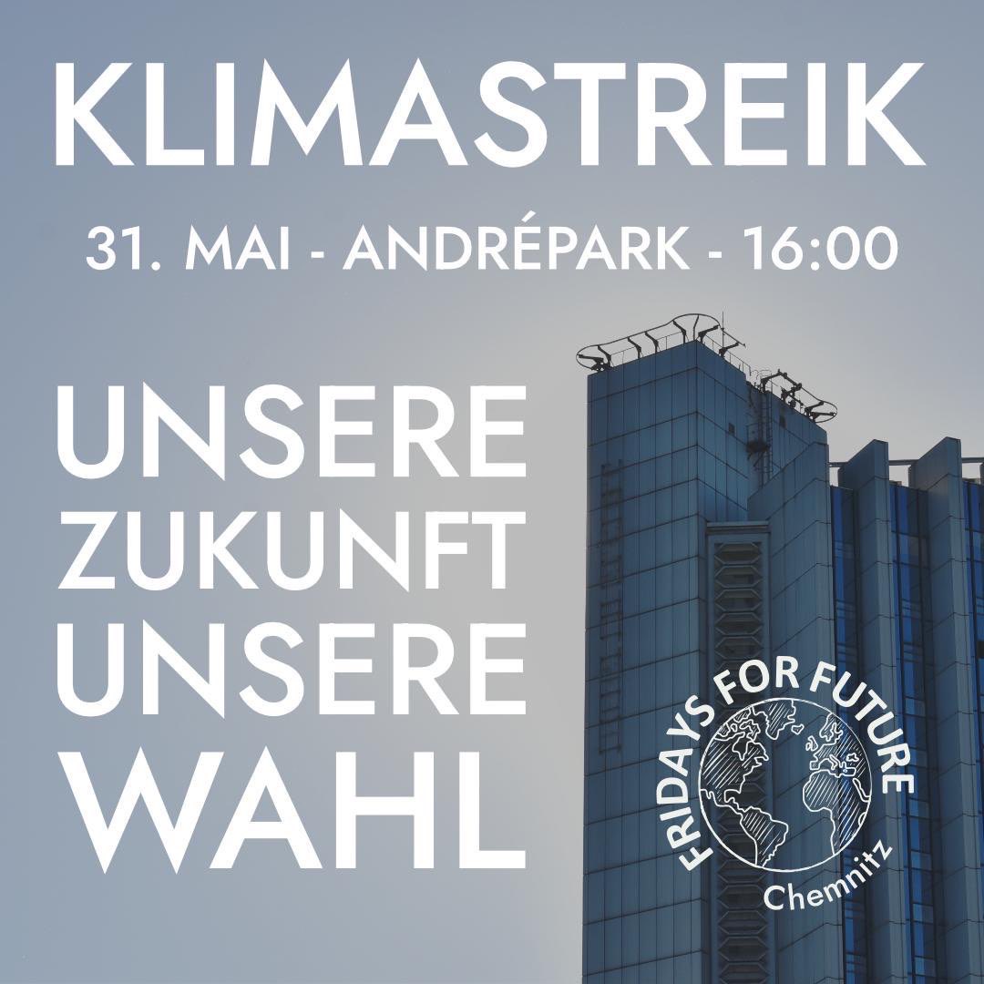 📢 "Unsere Zukunft ist unsere Wahl- Auf in die Klimagerechtigkeit

🗓️ 31.05.2024
⏰ 16.00
📌 Andrépark

Klimakrise, Rechtsruck und Angst, was die Zukunft bringt?
Oder Umweltschutz, Demokratie und lebenswerte Perspektiven?

DU hast die Wahl! (1/10)