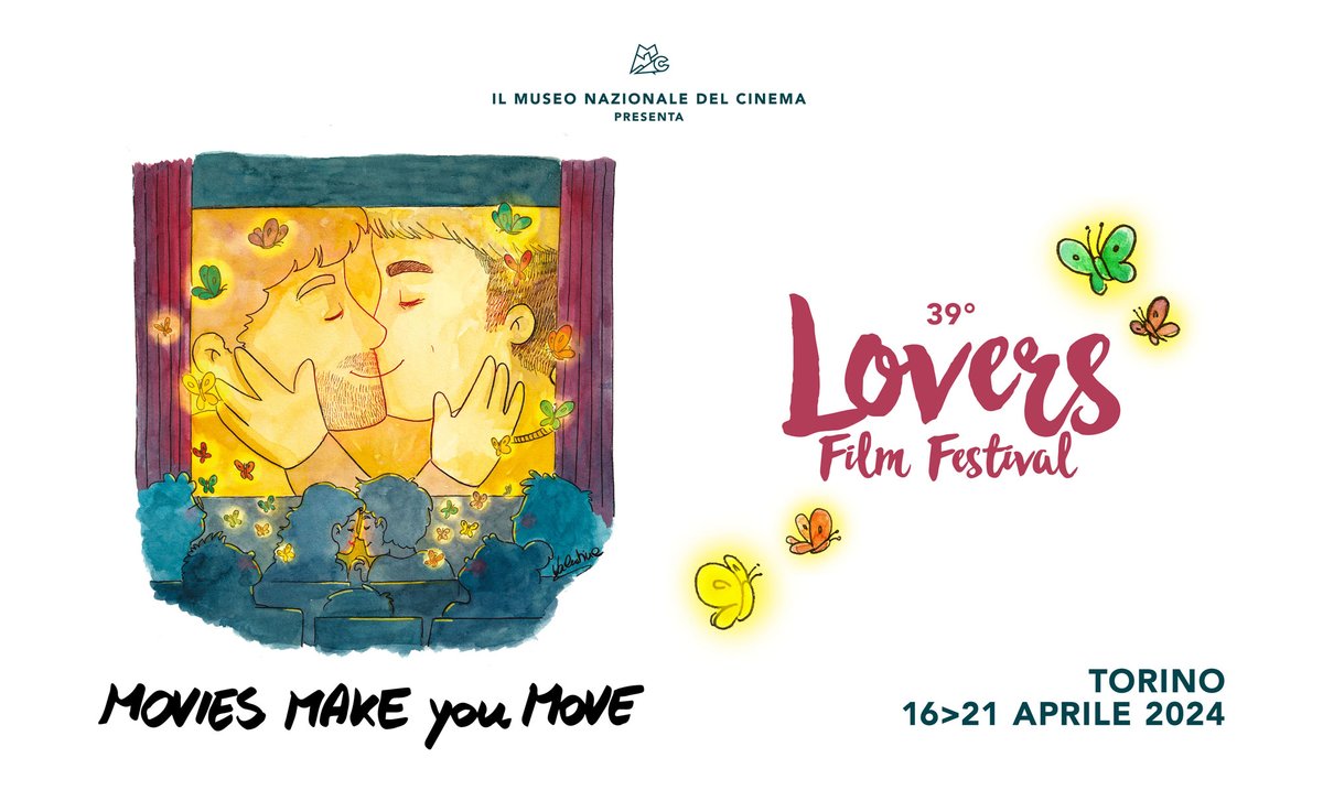 Lovers Film Festival❤️ ⏳ Dal 16 al 21 aprile al Cinema Massimo si terrà il più antico festival italiano sui temi LGBTQI+ diretto da Vladimir Luxuria e fondato da Giovanni Minerba e Ottavio Mai. ℹ Info: comune.torino.it/eventi/calenda… #torinotheplacetobe #torino #loversfilmfestival