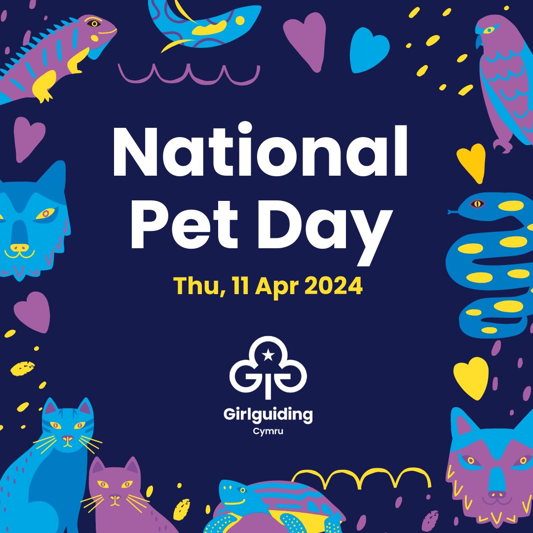 🐾 Happy #NationalPetDay 🐾 Today, we're celebrating the joy our pets bring into our lives. Whether they have paws, hooves, or feathers, our pets are always there to brighten our days. Pets teach us about responsibility, compassion, and unconditional love. #Welsh #pets