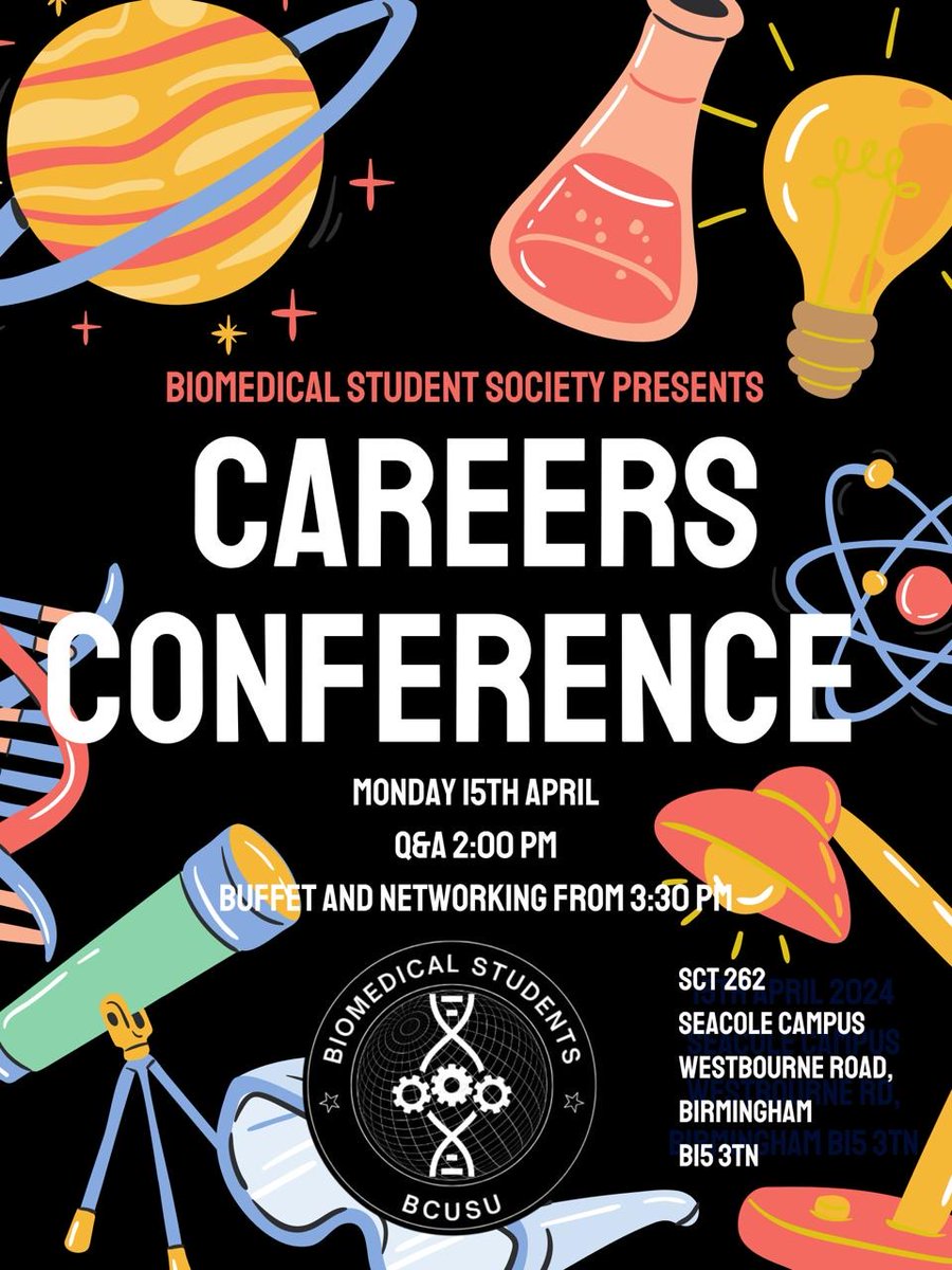 We are looking forward to delivering an IBMS accreditation talk during the upcoming Biomedical Careers Conference. We also look forward to hearing talks from a range of professionals! A big thanks to the Biomedical Student Society for inviting us along!🧪💥bcusu.com/events/12105/6…