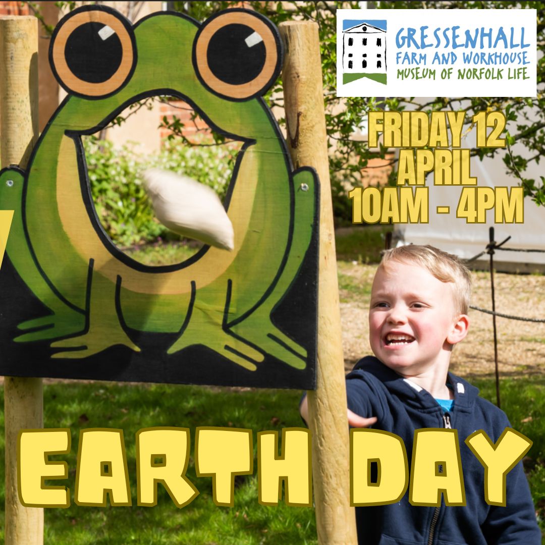 We can't get enough of this frogtastic photo from Earth Day 2023! Join us tomorrow for Gressenhall's 2024 Earth Day event: nature- inspired activities, indoor, outdoor, and all included with admission. Book here, or buy entry on the day - members go free: ow.ly/4LwS50RcSML