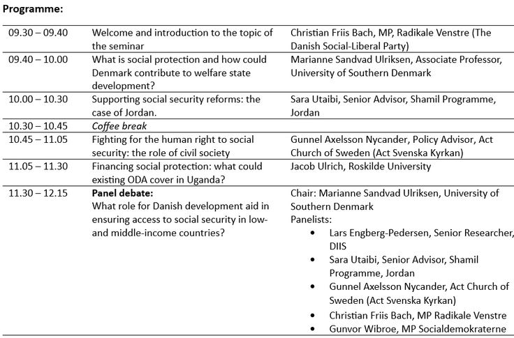 Very excited about this! In RAISE and JUST SOCIETY we are organising a seminar in Copenhagen on April 30 to discuss the role of development aid in supporting expansion of social protection in the Global South. Sign up here: event.sdu.dk/what-role-for-…