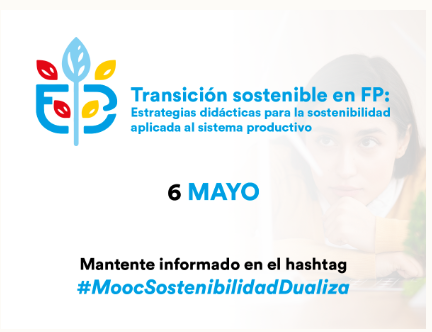 Ya puedes inscribirte en el #MoocSostenibilidadDualiza . El 6 de mayo arranca este curso online, totalmente gratuito, que te da a conocer las herramientas clave de la nueva Ley de #FP . Toda la información e inscripciones en: caixabankdualiza.es/formacion-en-f…