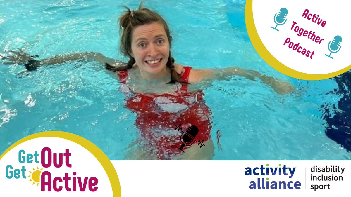 The next episode of the Active Together Podcast is out now! This week our host Sam Lloyd talks to Laura Clarke who was diagnosed with MS when she was 30. Laura found her happy place when she took up swimming at her local pool in Haringey. Laura's story: activityalliance.org.uk/news/8912-maki…