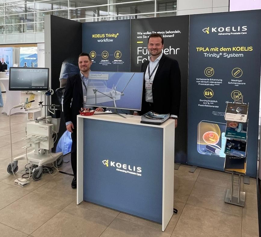 We are live in Essen (Germany) for the #NRGWU Congress! Feel free to stop by our booth 32 to discover our 3D MRI/US fusion imaging of the Koelis Trinity® system. #prostatecare #prostatecancer