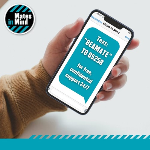 April is Stress Awareness month. @MatesInMind offer a text service. To use the service, simply text “BeAMate” to 85258 and trained volunteers can help with issues including anxiety, stress, loneliness or depression and are available 24/7. If you can't talk, text. 📱👷