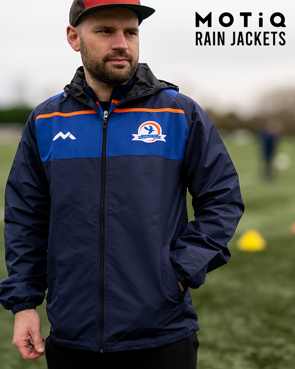 With the warmer weather on its way, make sure that you and your team are still protected from the rain 🌧️ Included in the price are: ✅Club Badge ✅Sponsors Logo ✅Custom Designs ✅Club Colours ✅Number or Initials Design your rain jacket online at motiq.co.uk