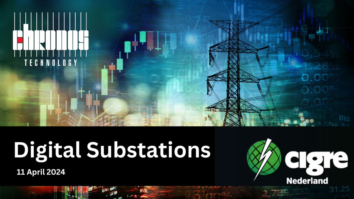 We're looking forward to participating in CIGRE Nederland Digital Substations event today in The Netherlands.  Christian Farrow is presenting 'Zero by Design: Secure, Resilient & Traceable Time for the Digital Substation'.
#ResilientPNT #SmartGrid #DigitalSubstation