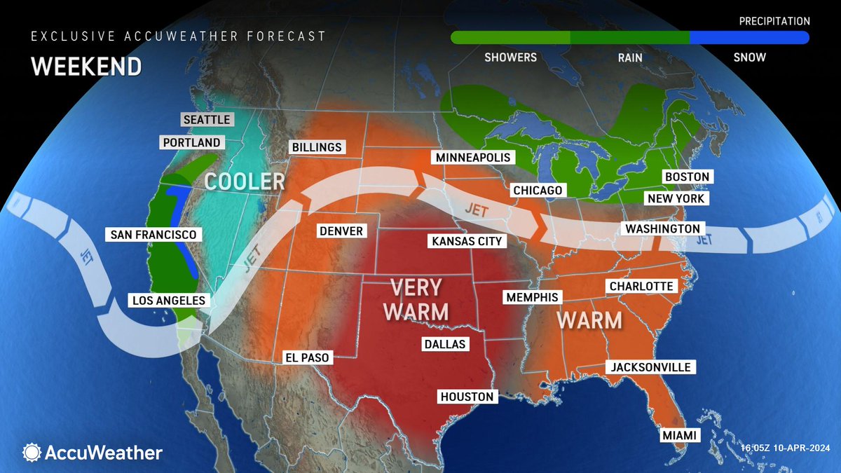 WEATHER @accuweather Thursday • Today-Periods of rain and windy. High 71. • Tonight-Rain and windy. Low 48. • Friday-On and off rain and drizzle. Very windy day. High 51.