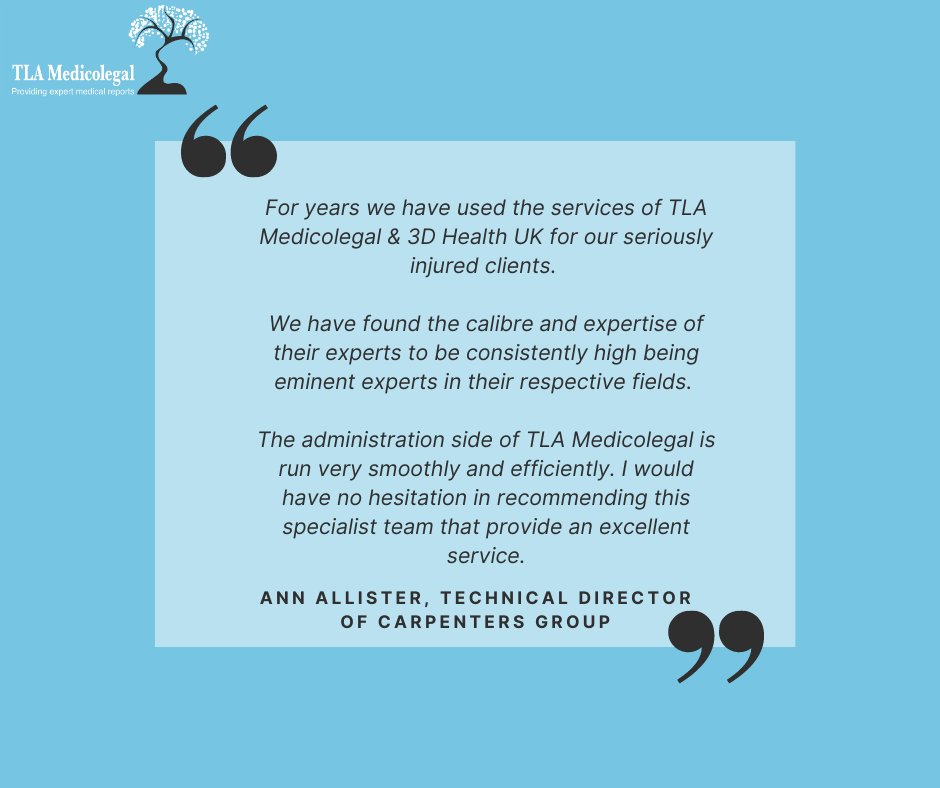 Here are some lovely words we recently received from a client about the team.  We’re proud to be the only company providing direct access to thousands of leading Medical Experts in the UK, so we were of course delighted with such positive feedback #MedicalReports #PI #MedNeg