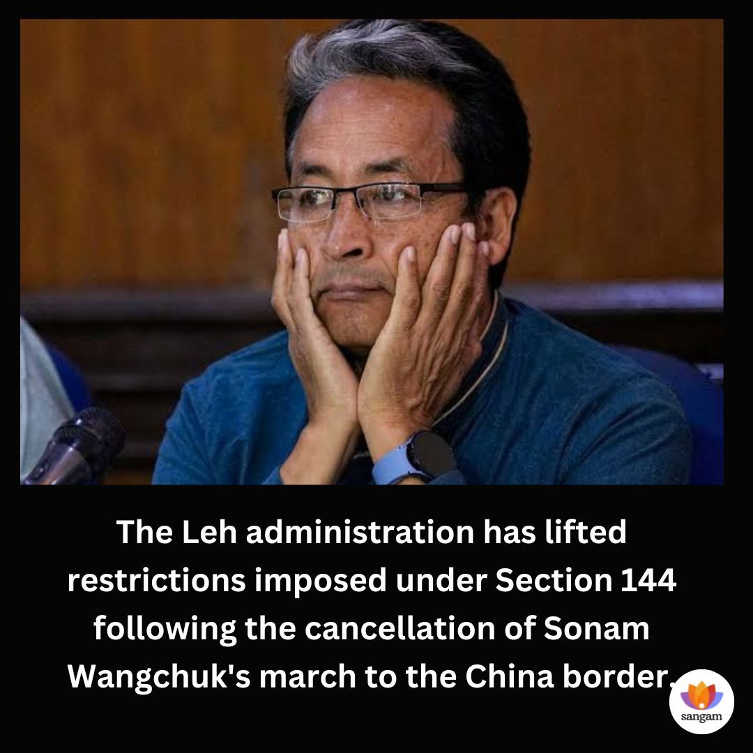 Initially implemented on April 5, the prohibitory orders under Section 144 of the Criminal Procedure Code aimed to uphold law and order in the union territory. This action followed Ladakh Apex Body's (LAB) announcement of a planned march toward the China border.