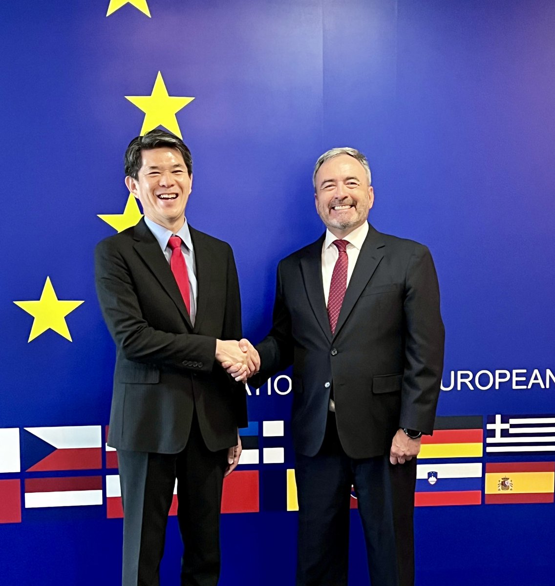 Delighted to welcome 🇯🇵 Ambassador Endo Kazuya @AmbJPNinPH! The longstanding partnership between the European Union and Japan demonstrates our shared commitment to promoting peace and stability in this region. I look forward to working together to strengthen our ties and