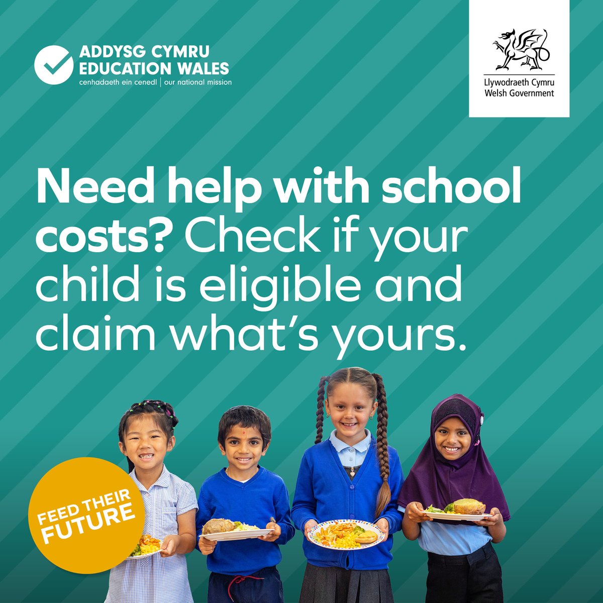 Are you worrying about schools costs?

You might be able to get help with the costs of uniform and other school essentials for your child.

We can help 👇
gov.wales/get-help-schoo… 

#FeedTheirFuture