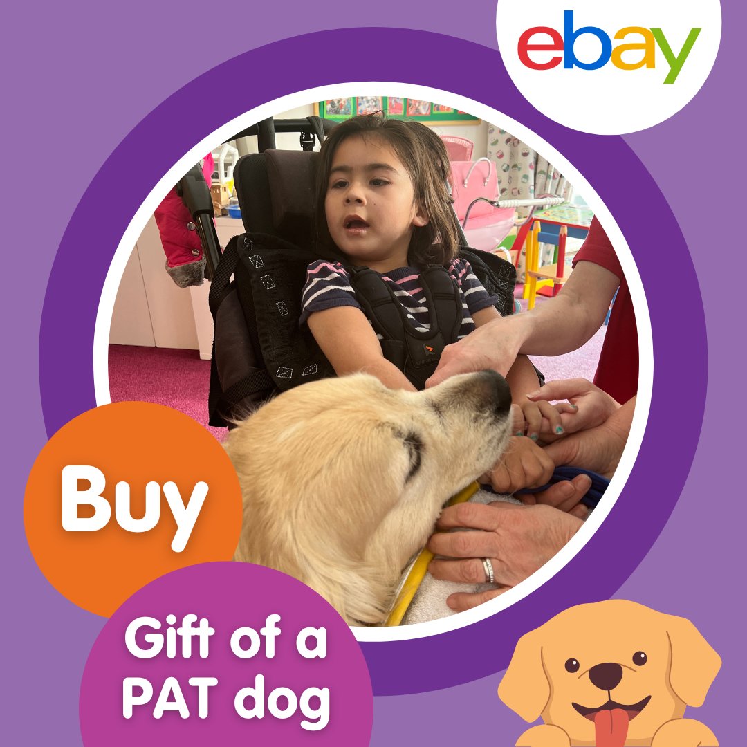 Happy #NationalPetDay! 🐾 #DidYouKnow you can give the gift of a PAT dog visit? Our Charity Gift Cards allow you to bring joy to terminally ill children by providing memorable experiences. 🧡 Buy the ‘Gift of a PAT dog’ today - hdh.org.uk/PAT-dog