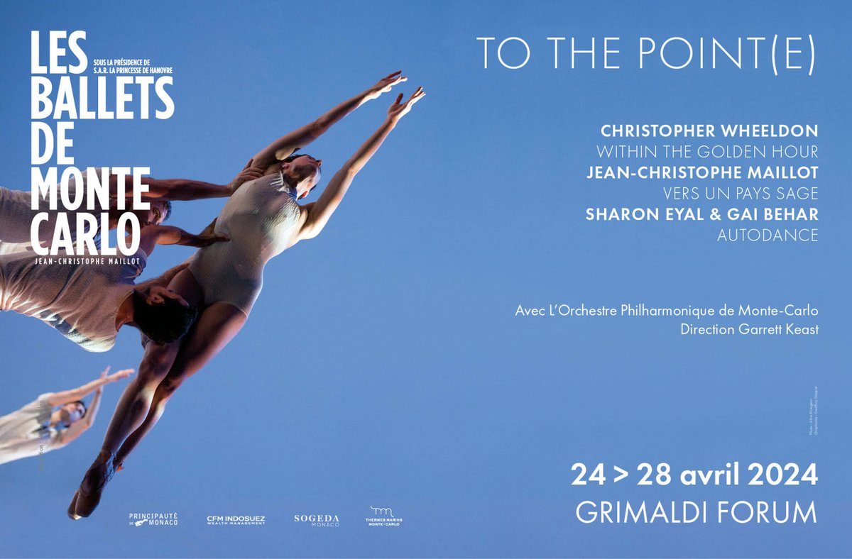Découvrez la nouvelle saison chorégraphique des Ballets de Monte-Carlo, orchestrée par le talentueux Jean-Christophe Maillot. 🩰 Un festival dédié à l'extraordinaire, où la danse se réinvente sous toutes ses formes ! ✨

#CotedAzurFrance @VisitMonaco @BalletsMonteCar