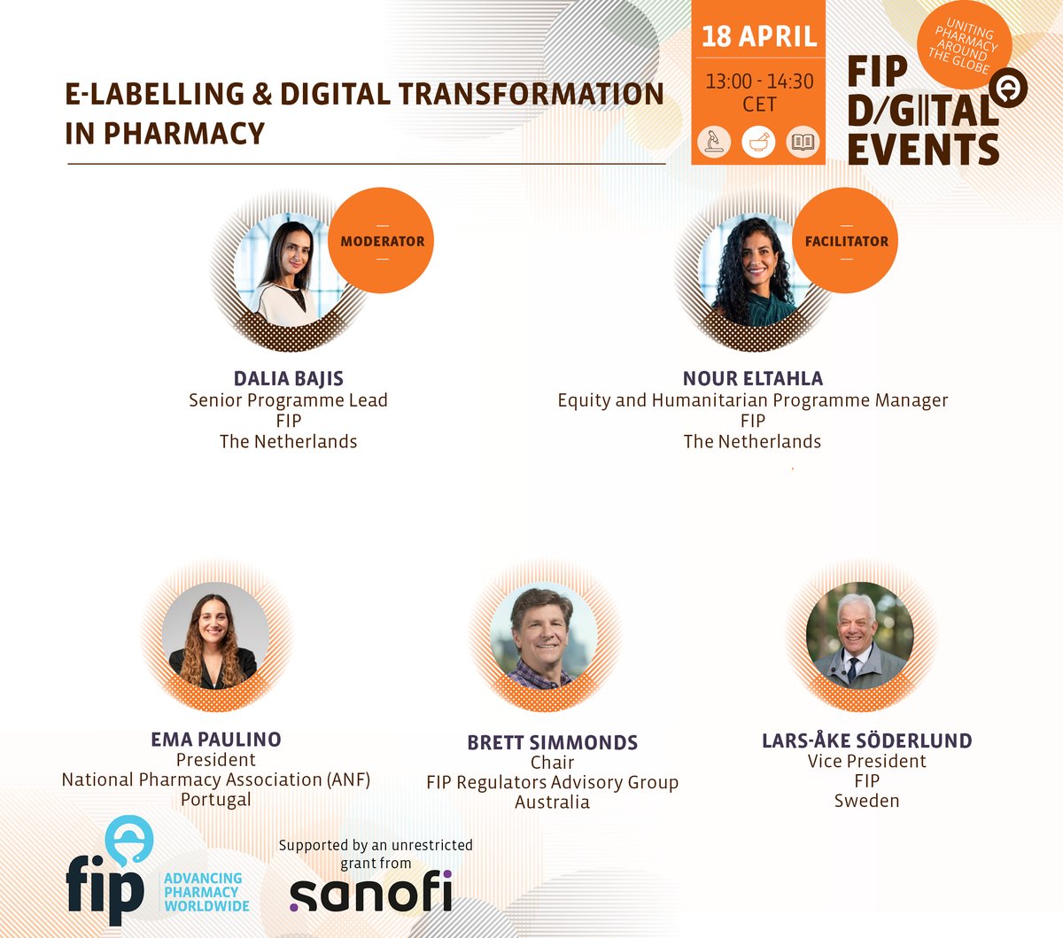 Only 1 week until @FIP_org Digital Transformation webinar & E-labelling report launch! #Elabels can improve health equity, accessibility & #healthliteracy but these benefits need a collaborative regulatory environment Don’t miss the panel, register now: rb.gy/mafxua