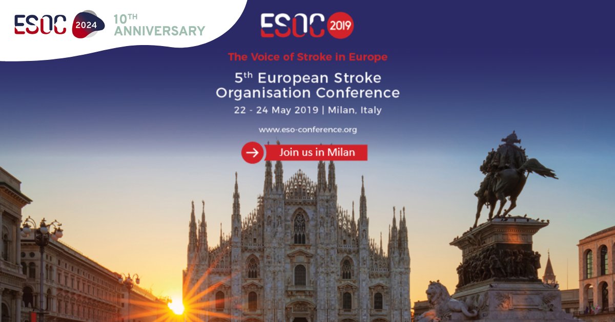 🎉 Celebrating 10 years of ESOC 🎉
It's #ThrowbackThursday! Today, we're looking back at ESOC 2019 in Milan. Check out our web archive for highlight videos, photos & blog posts: ow.ly/JAWz50RcR9Z
#voiceofstroke #stroke #TBT #ESOC2024 #strokescience #ESOC2024 #stroketwitter