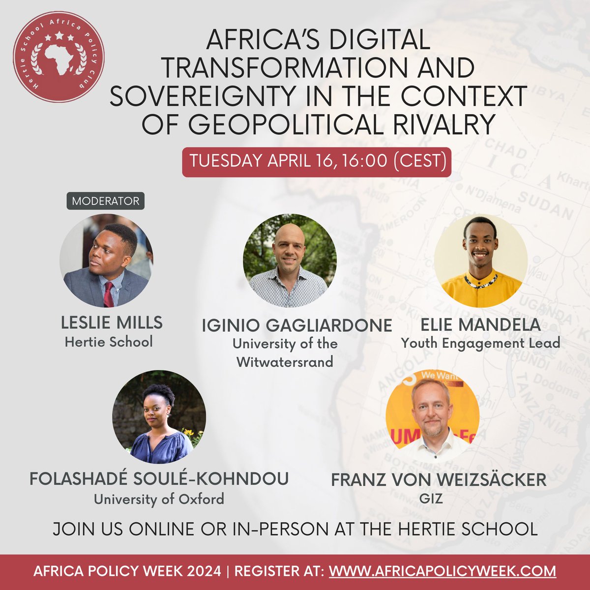 Noch zwei Paneldiskussionen stehen bei der African Policy Week an! 🗨️ Falls du diese nicht verpassen willst, erfährst du hier, wie du vor Ort in Berlin oder online teilnehmen kannst! 🤝 👉africapolicyweek.com