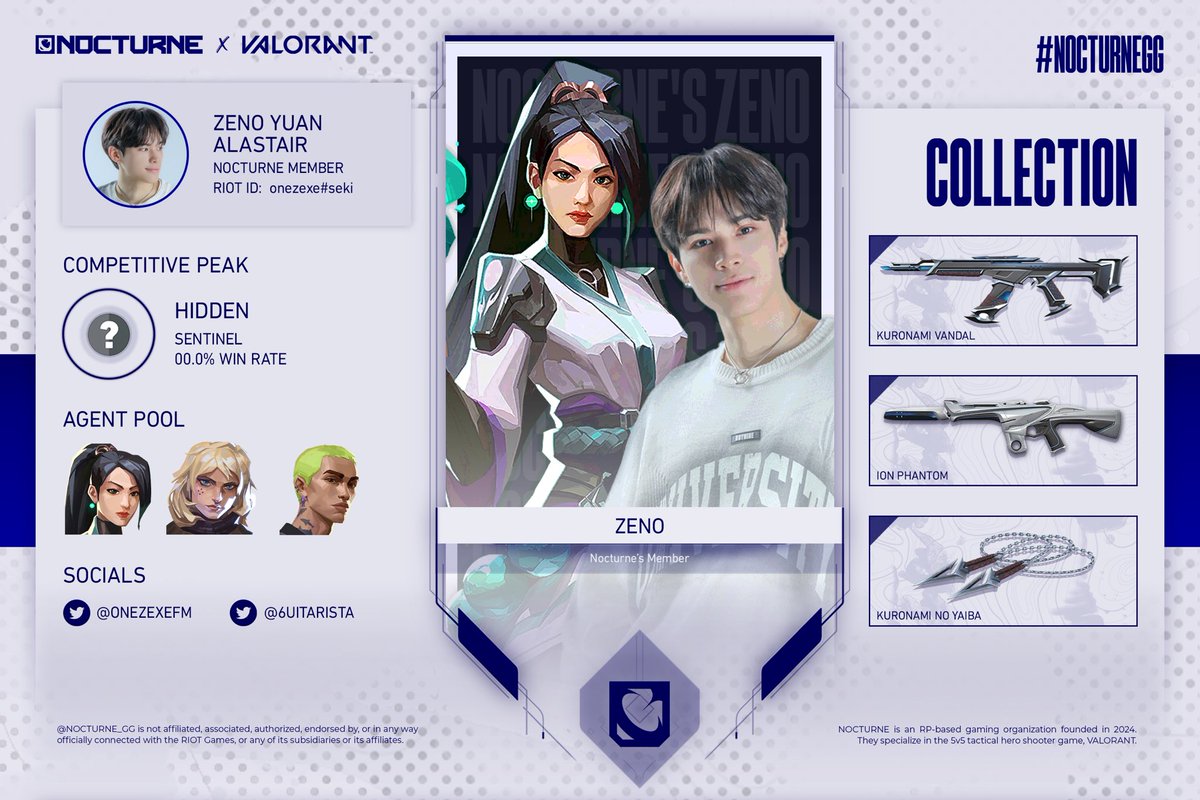 ᅠᅠ 
ᅠᅠ
                ⊂⊃ 𝗔𝗚𝗘𝗡𝗧 𝗭𝗘𝗡𝗢 : 𝗦𝗘𝗡𝗧𝗜𝗡𝗘𝗟
            #NOCTURNE_GG  #NCT_ZENO
ᅠ
ᅠ