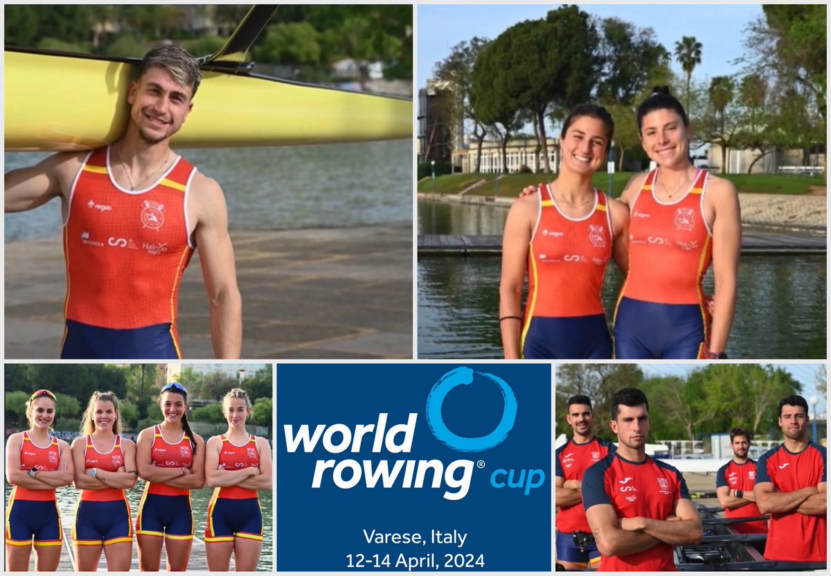 La Copa del Mundo @WorldRowing Varese, con 8 remeros andaluces: Rocío Laó, Olivia del Castillo, Dani Gutiérrez, Antonio Díaz @CNauticoSevilla Natalia de Miguel, Teresa Díaz, Marta de las Heras @RCMediterraneo y Gonzalo García @RCLabradores remoandaluz.es/copa-del-mundo… @DeporteAND