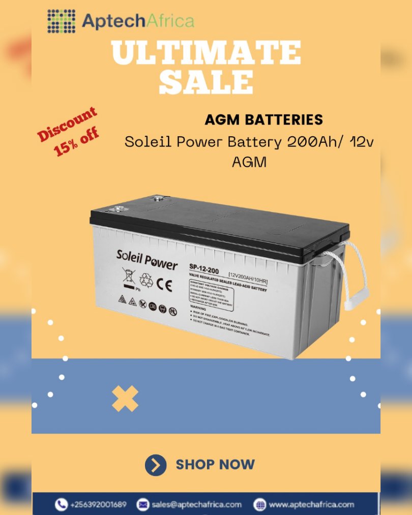 ⚡⚡️ Don't miss out on our AGM battery sale! ⚡ Power up your devices and equipment with reliable performance at unbeatable prices. Limited time offer, so grab yours now!!🔥 #renewableenergy ##cleanenergy