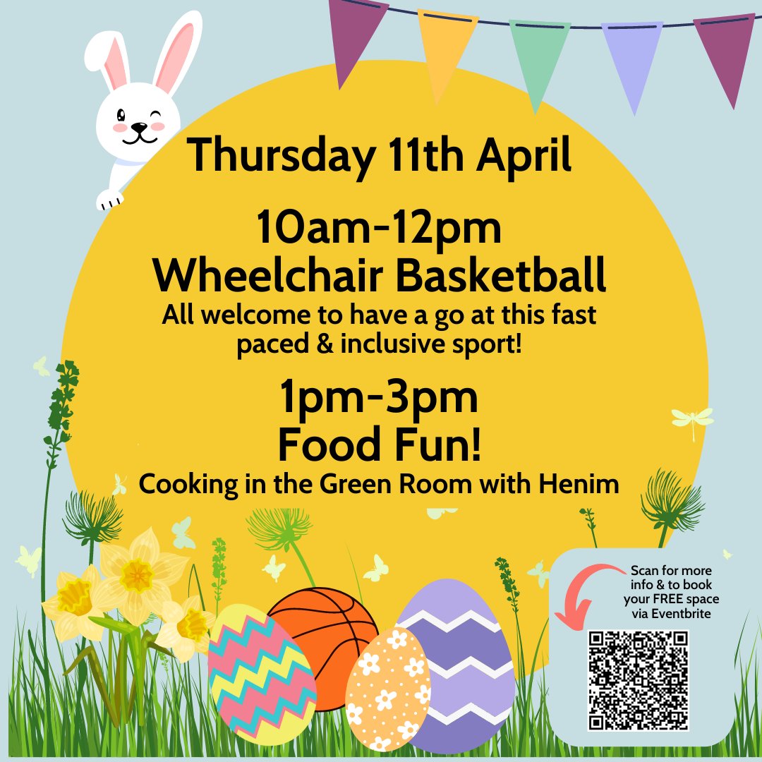 Wheelchair basketball & cooking activities on today! #freeactivities #activities #thingstodowithkids #n17 #tottenham #tottenhamhale #downlanepark