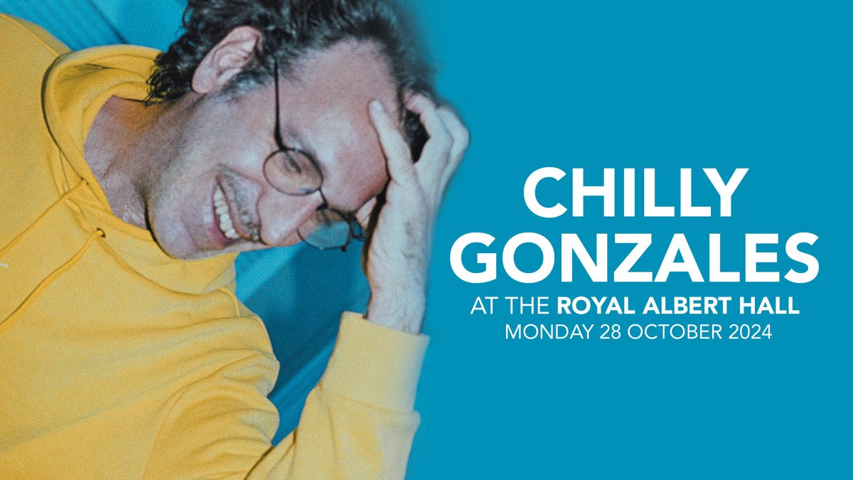 🎟️ Book now for @chillygonzales who performs at the @RoyalAlbertHall on 28 October 2024! Secure your tickets now at serious.org.uk/gonzo