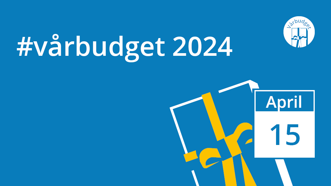 På måndag presenteras 2024 års #vårbudget Hålltider: 🔹08.00 Vårbudgeten blir offentlig 🔹08.30 Pressträff med @ElisabethSvan 🔹13.00 Riksdagsdebatt Pressinbjudan och info: regeringen.se/pressmeddeland…