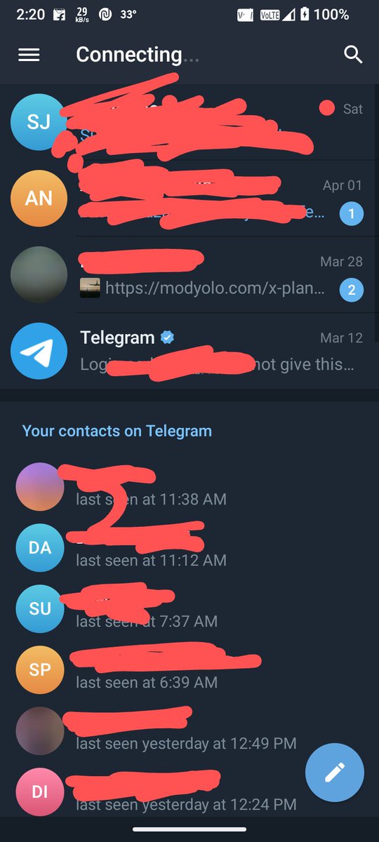 @reliancejio @JioCare @telegram 
Please solve the network Down issue with Telegram and Few more Apps internet connection not working 
#jiodown #telegramdown #Jio #Telegram #internetdown