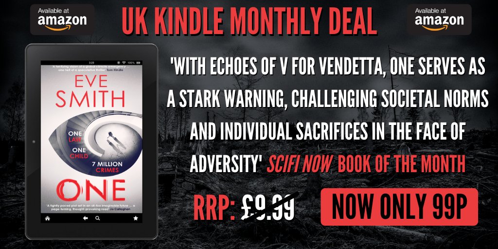 So #ONE is back at the ridiculous price of 99p on #kindlebooks after an inexplicable wobble to £1.19 & also 99p on #Kobo, so you can still snap up a chilling climate thriller for less than a cup of coffee. Enjoy! Kindle - geni.us/KF6plA Kobo - bit.ly/453jOr6