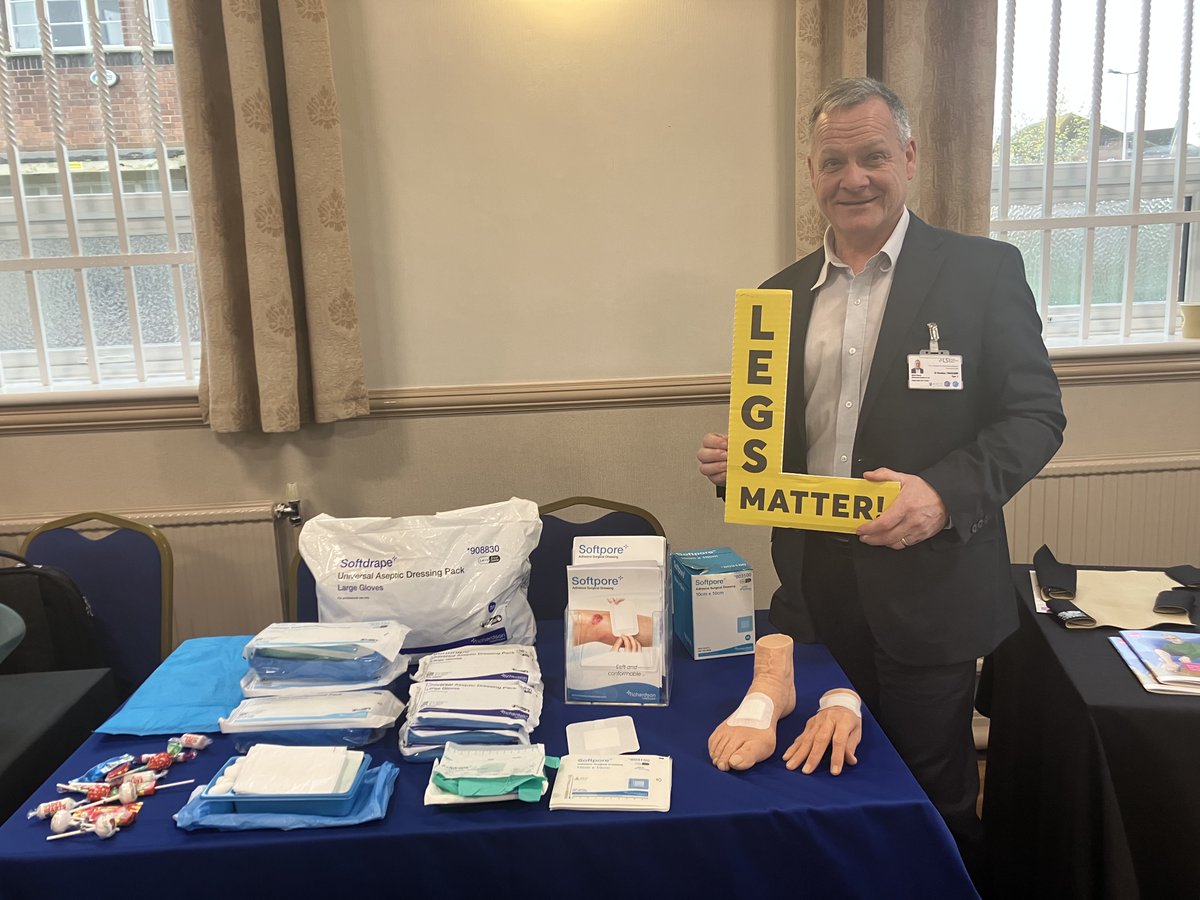 Thank you to @EastCheshireNHS  for having us at your study day yesterday with our @LegsMatter  'L' in hand to raise awareness about wound care best practices.

#woundcare #woundstudyday #legsmatter #woundmanagement #wounds #lowerlimb