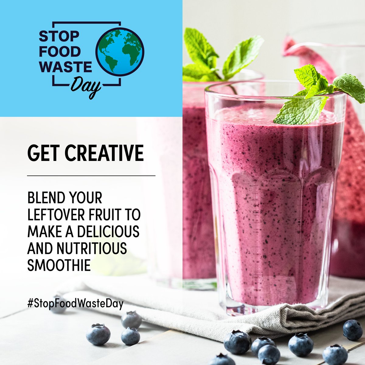 #StopFoodWaste Tips: get creative 

• Experiment with what you have in the fridge 
• Try making bubble and squeak or colourful frittatas from leftovers 
• Use odd bits of vegetables to make wholesome soups