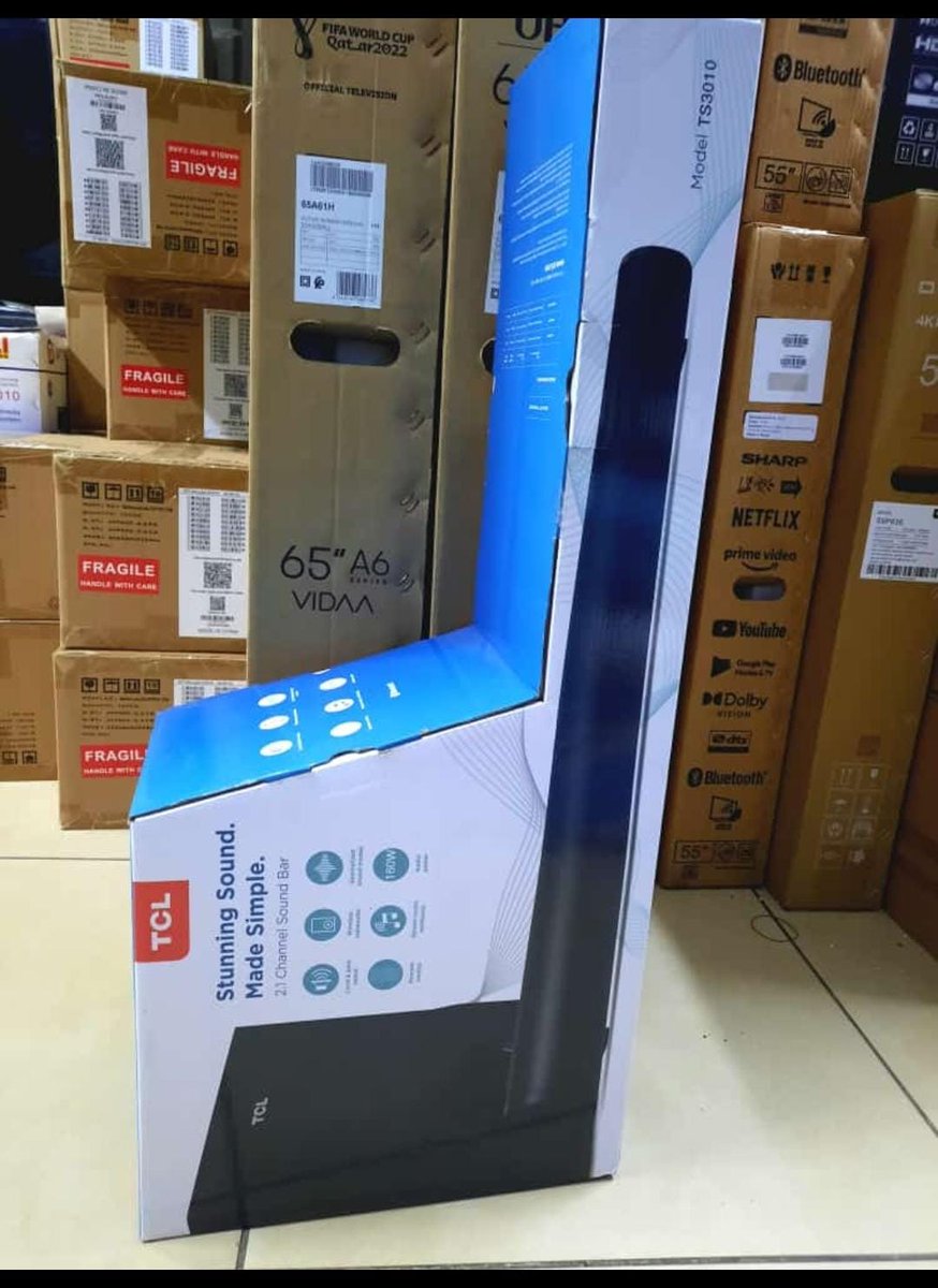 electroniczplug's tweet image. MALI YA LEO.... Tcl soundbar hatari!

☎️/Whatsapp Abdul on 0759845056

#tclsoundbar @Ksh.18500
📌Gaberone Rd,Nairobi.

Sigor June Moi NTSA Amerix Kalenjin Dr.Nyikal Gnabry Dembele Junior Pope Bomet Kikuyu Eastleigh Bondo Boina