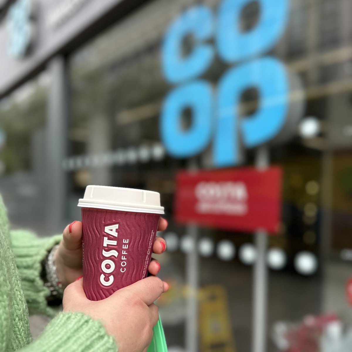 The perfect coffee pick up is right around the corner ☕ Head to your nearest @coopuk for a coffee on the go 🚶