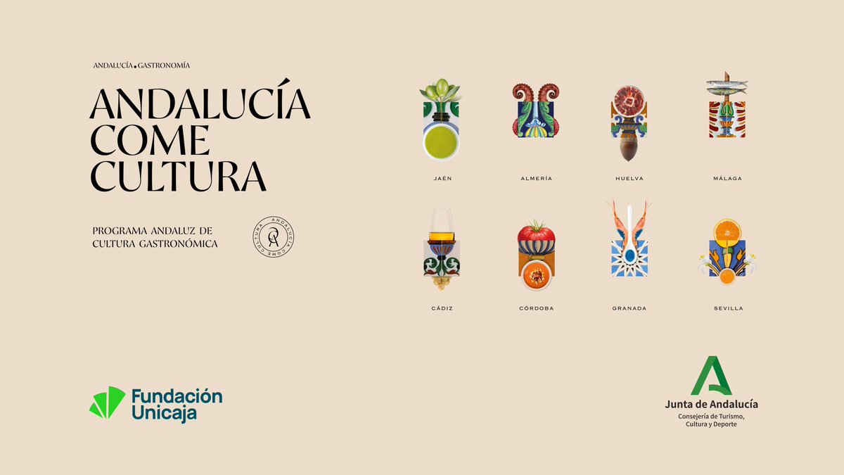 El gazpacho es cultura. 
Rueda de prensa de presentación de la II Edición del Programa Andaluz de Cultura Gastronómica.
.
El Programa  es posible gracias al patrocinio de @fundunicaja y la iniciativa de @CulturaAND 
 
#AndaluciacomeCultura

youtu.be/H-NYIdkxZio