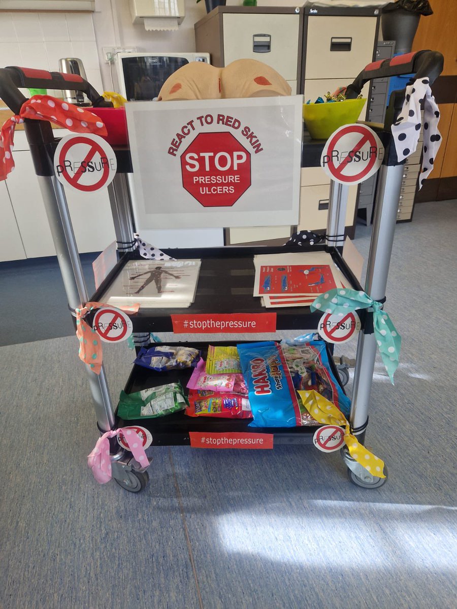 Freya1869Oliver's tweet photo. More fabulous awareness raising work from ward teams in Scarborough around pressure ulcers #spotthedot @YSTeachingNHS @SartainKj @julesmaca @ZoeJenn08445397 @NurseWhitfield https://t.co/bLmKa5XRFz